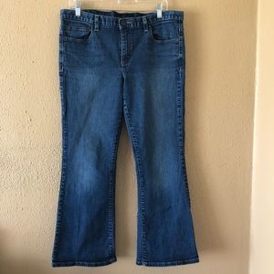 Calvin Klein Flare Leg Jeans Size 14
